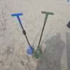 Metal Detecting Beach Sand Scoop – ABS Basket, Carbon Fiber Shaft, Custom Color