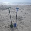 Metal Detecting Beach Sand Scoop – ABS Basket, Carbon Fiber Shaft, Custom Color