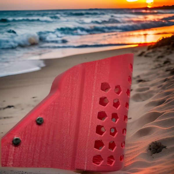 Metal Detecting Beach Sand Scoop – ABS Basket, Carbon Fiber Shaft, Custom Color