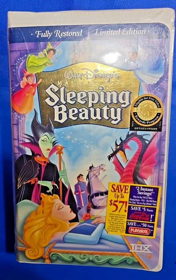 10-39.png 6 Disney & Classic VHS Lot - Wizard of Oz, Little Mermaid + NEW Sleeping Beauty