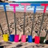 Metal Detecting Beach Sand Scoop – ABS Basket, Carbon Fiber Shaft, Custom Color