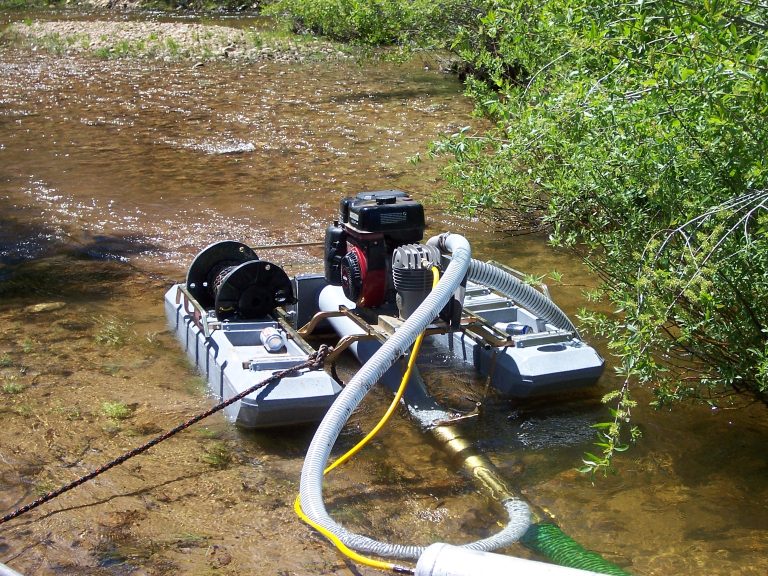 Tom's 4" Gold Dredge in Idaho