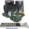 Asr-Outdoor-24Pc-Deluxe-50-Inch-Aluminum-Folding-Gold-Sluice-Box-Kit-1.Jpg Asr outdoor 24pc deluxe 50" aluminum folding sluice box kit with backpack & gold panning tools – black