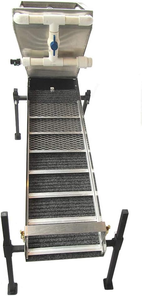 48" complete highbanker kit with hopper box, stand, hoses & adapters – gold mining equipment
